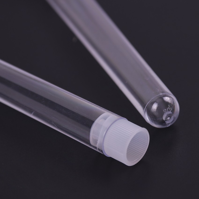 Lab Clear Plastic Test Tube