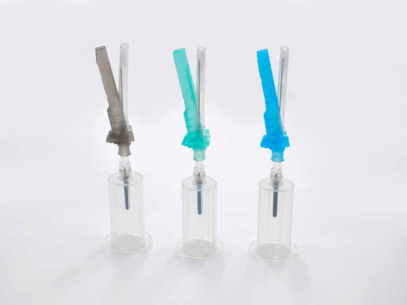 Safety blood collection needle  pen type with holder
