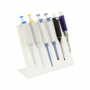 Scientific lab pipette rack for 7 pipettes