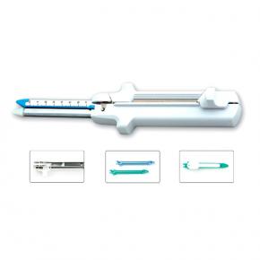Disposable linear cutting kiss (stitch) combiner